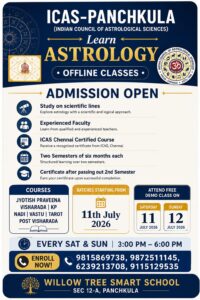 Learn Astrology at ICAS Panchkula.
